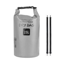 Portable Folding Beach Storage Pack Swimming Bags Floating Dry Gear Bags Grey 25L