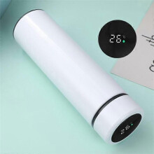 Thermosflasche 500 ml mit intelligenter Temperaturanzeige, isolierter Becher aus Edelstahl 304, Sportflasche (ohne FDA-Zertif