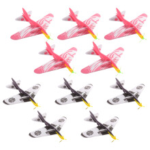 10Pcs Fun Foam Plane Toy Easy to Assemble Gliders Plane For Teens Children