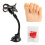Manicure Tool Practice Fake Foot Model Soft Silicone Prosthetic Nail Training 1