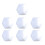7Pcs Blank 20 Sided Dices Empty Blank Polyhedral Dices Cube Game Teaching Tool White 1