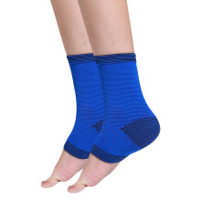 Kids Ankle Support Brace Children Compression Foot Ankle Sleeves Sock for Soccer Blue