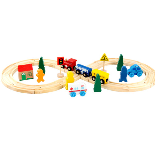 Creative Adventure Carriage Track Building Set for Kids Fun Interactive Toy