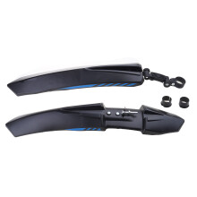 Portability Road Mountain Bike Mud Guards Extended Coverage Bike Mudguards Blue