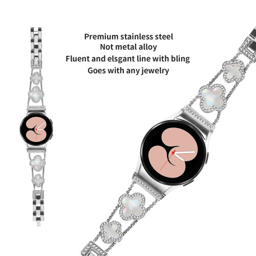 Correa para Samsung Galaxy Watch 4/5/6 Silver 1