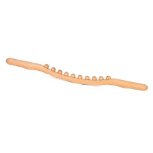 Carbonized Wood Massage Roller Stick Tool For Lymphatic Health And Skin 10 beech wood