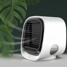 Draagbare luchtkoeler, compacte ventilator, 10 cm bladdiameter, stil koelapparaat voor thuis, kantoor en slaapkamer