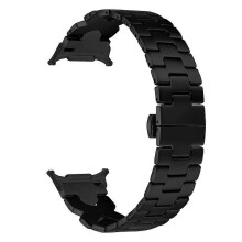 Roestvrijstalen horlogeband compatibel met Samsung Galaxy Watch8 Classic 46mm / Watch8 44mm / 40mm bandje met X-vormig vlinde