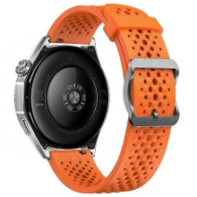 22 mm holle siliconen band, compatibel met Huawei Watch GT 6 46 mm / GT 5 46 mm / GT 5 Pro 46 mm 22