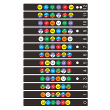 Fingerboard Note Stickers Guitar Scale Decals Guitar Practice Tool for Guitar