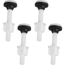 4 stuks plastic stortbakschroeven, witte stortbakbouten voor toiletreparatie 2025