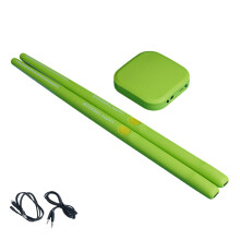 Portable Electric Air Drum Set Virtual Air Drum for Beginners Kids Adults Green Set A