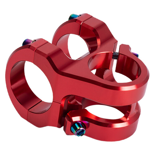 Road Bicycles Stem, Bikes Stem Risers Replacement Aluminum Alloy Bikes Handlebar Red