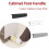 2 Pack Silicone Cabinet Handles Grey 3