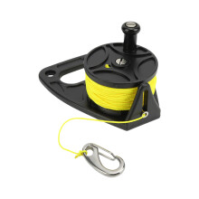 Scubas Dives Reel Kayaks Anchors with Thumb Stoppers for Underwater Diving Black