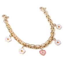 Stylish Flower Strawberry Heart Accessory Bag Chain Enhancing Your Handbag cherry 30cm