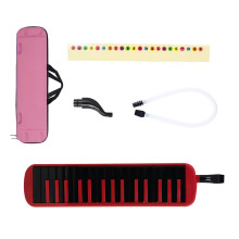 32 Keys Melodica Set Air Piano Keyboard Soprano Melodica with Mouthpiece & Tube