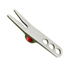 Golf Balls Fork Pivots Divot Repair Tool Golf Fork Lawn Maintenance Repair Tool Silver