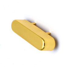 Daily Practice Guitar Cover Vintage Single Open Cover Metal Guitar Pickup Cover Golden