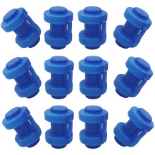 Wear-Resistant Trampoline Caps Professional Trampoline Rod Cover Tube Caps 12 piece set