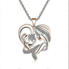 Elegante hartvormige ketting voor mama, Moederdagcadeau, sieraad voor vrouwen