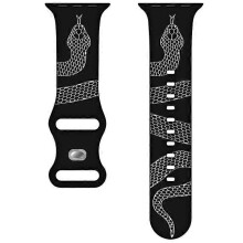 Siliconen bandje compatibel met Apple Watch Series 10 9 8 7 SE 6 5 4 3 2 1 42mm 41mm 40mm 38mm Tweekleurig horlogebandje met