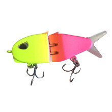 Multiple Section Artificial Fishing Baits Jointed Swimbait Crankbait Fishhooks G