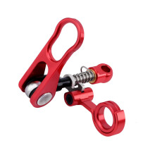 Easyly Install Seats Tube Clamp Reliability Folded Universals Bike Seats Clamp Red