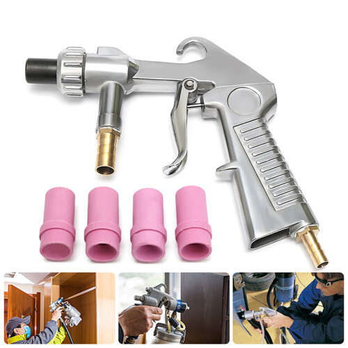Sandblaster Feed Blast Spray Gun Sand Blaster Gun Kit for Sandblast Cabinets 1