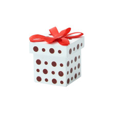 Holiday Decoration Miniature Gift Box Model Figurine for 1/12 Scale Dollhouses White