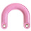 1PC Curved PU Bag Handle Replacement for Comfortable Grip and Easy Installation Pink 1