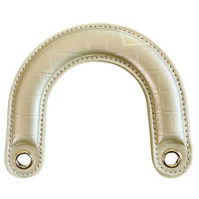 1PC Ergonomic Curved PU Bag Handle Strap Offering Comfortable Hold and Styles Gold