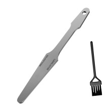 Guitar Fret Crowning File Leveling Tool Fret Crown Edge Grinding File Tool File plus brush