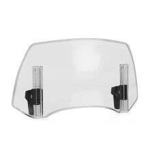 Motorcycle Windshield Deflector Windscreen Universally for Most Motorbike White