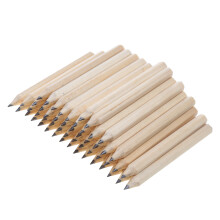 50Pcs Half Pencils Mini Pencils Golf Pocket Pencils for Writing Black Core Hex Rod