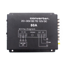 High Powered Truck Voltage Converter Power Supply Adapter 720W-1200W 24V To 12V 80A