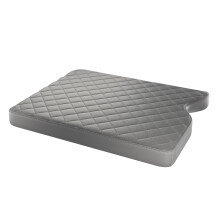 PU Car Center Armrest Cushions Mat Pad Covers For F150 F250 F350 F450 F550 Gray