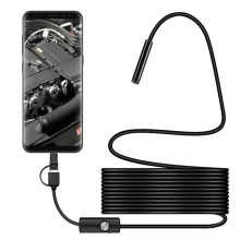 3 in 1 USB Endoscope Borescope Snake Inspection Camera with 6 LED for Phone 5M Soft cord