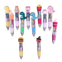 Multicolored Ballpoint Pen 4-Color-in-1 Ballpoint Pen for Kid Student Reward
