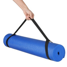 173x61cm 6mm Extra Thick Blue Non-Slip Yoga Mat with Strap for Yoga Pilates Gym Camping