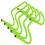 Speed Training Hurdles 5-Pack Light Green 15cm 1
