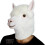 Alpacka Latex Djurmask Halloween Festdräkt Nyhet 1