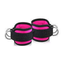 2-pack justerbar vadderad fotledsrem muskelrem för kabelmaskin gymträning män kvinnor