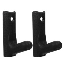 2Pcs Wall Mounted Barbell Storage Rack Weight Bar Holder Fitness Equipment