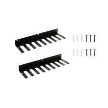 2PCS Heavy Duty Gym Equipment Storage Rack for Resistance Bands and Barbell
