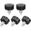 M16 Pull Pin Spring Knob Replacement for Fitness Height Adjustment Screws Black 5pcs 1