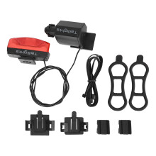Fanale posteriore per mountain bike ad induzione magnetica autoalimentato