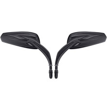 2x Motorcycle Mirror Handlebar Rearview Side Mirror for XL1200X Reflector Mirror Black