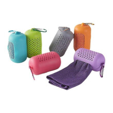 Portable Mini Quick-Dry Polyester Cooling Towel for Outdoor Fitness and Gym