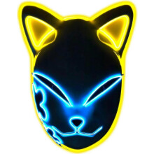 Demon Slayer LED Anime Demon Fox Mask